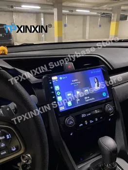360 Камер Автомагнитола 2 Din стереоприемник Android 10 для Honda Civic 2016 2017 2018 GPS плеер Навигация Автозвук головное устройство
